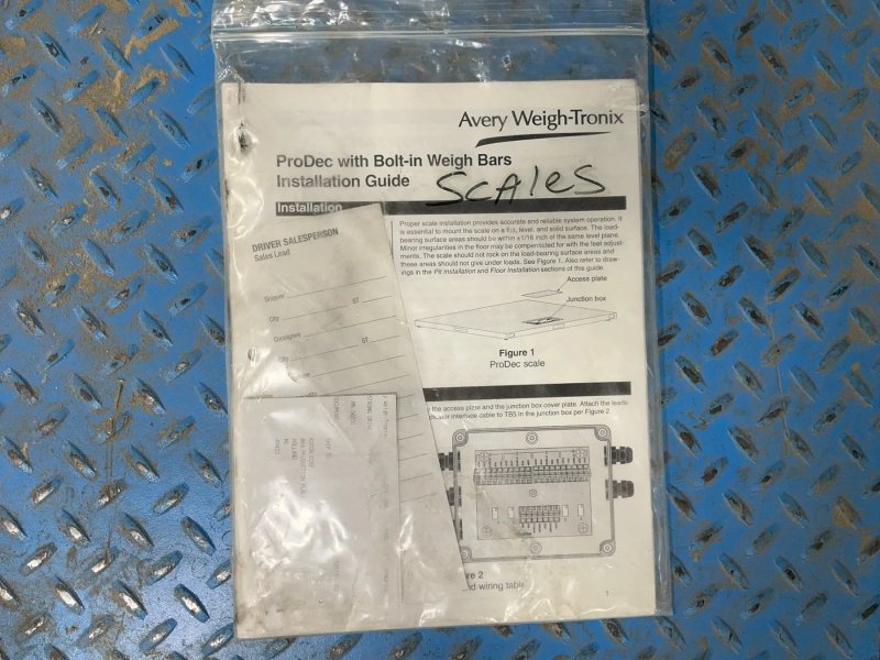 Avery Weigh-tronix 5000 Lbs Floor Scale - Dsl4848-05