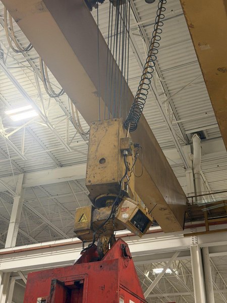 33 TON x 97' P&amp;H CLASS D DOUBLE GIRDER OVERHEAD BRIDGE CRANE: YOBRO #26426