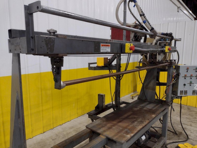 48" LONGUTUDINAL SEAM WELDER WITH ROMAN WELDER &amp; ENTRON CONTROLS: STOCK #21743
