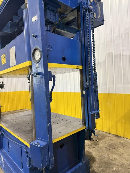 75 TON DAKE MODEL #18-558 HYDRAULIC 4-POST PRESS,  23" STROKE: YOBRO #24094