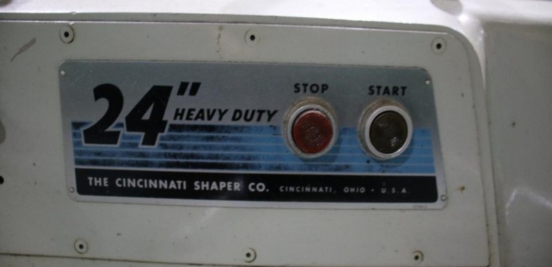24" CINCINNATI UNIVERSAL HEAVY DUTY SHAPER WITH VISE: YOBRO #26412
