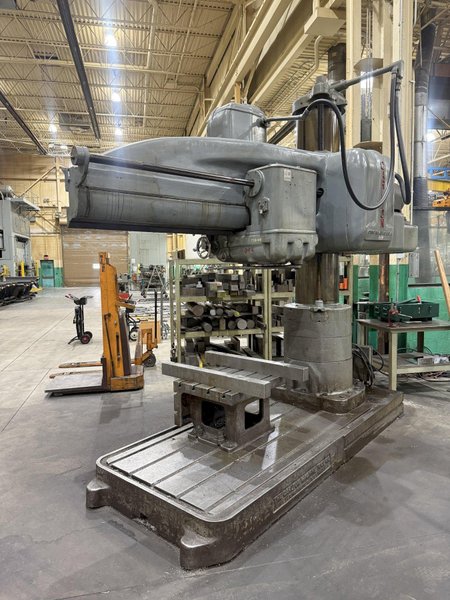 6' X 17" CARLTON MODEL 4A RADIAL DRILL: YOBRO #26415