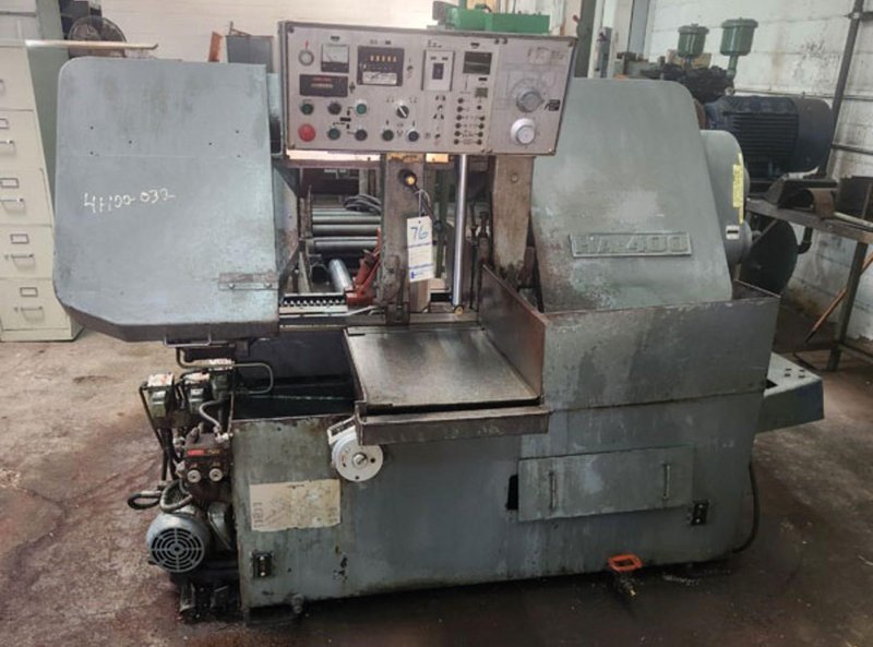 16" x 16" Amada Horizontal Band Saw HA-400, Auto. Feed, 1-1/4" Blade, Low Price