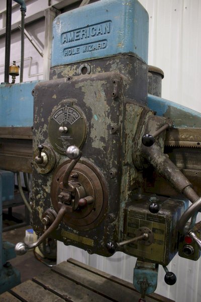 4' X 11" AMERICAN RADIAL ARM DRILL: STOCK #71937