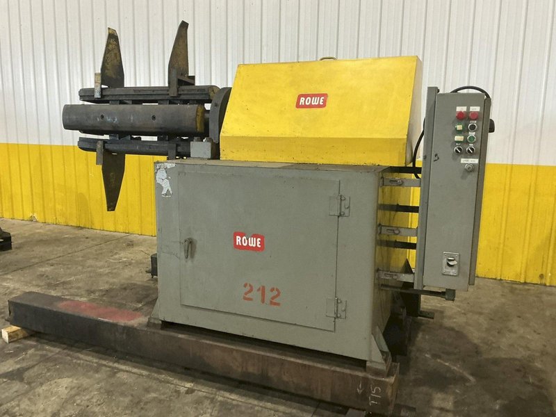 16,000 LBS X 40" ROWE MODEL #16040-DSJ MOTORIZED UNCOILER: Stock # 14634