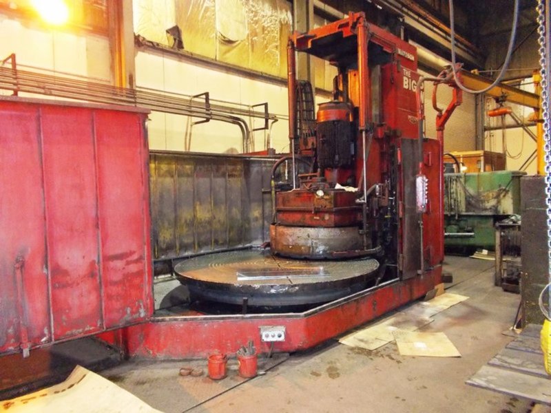 Mattison 120" Geared Head Vertical Spindle Rotary Surface Grinder
