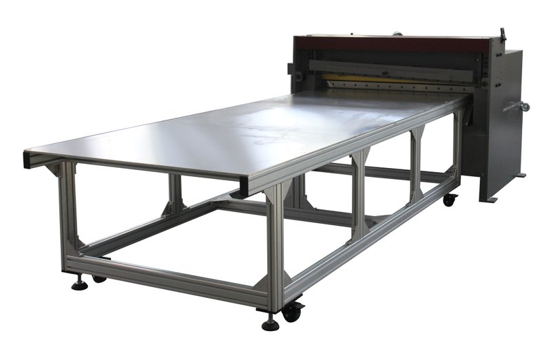 Gang Type Metal Powered Slitter with programmable cut to length