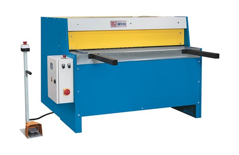 KNUTH KMT B MOTORIZED SWING BEAM PLATE SHEAR