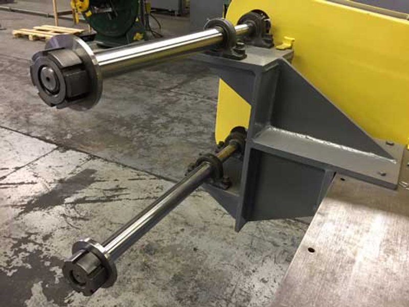 12" x 2 1/2" RUESCH MODEL 76 SLITTING LINE WITH DUAL
WINDERS (13035)