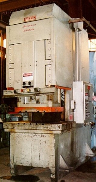 250 Ton, PACIFIC 250PF-OBS PRESSFORMER, 12"Str, 22"DLO, 58"X34"BA, 1984         