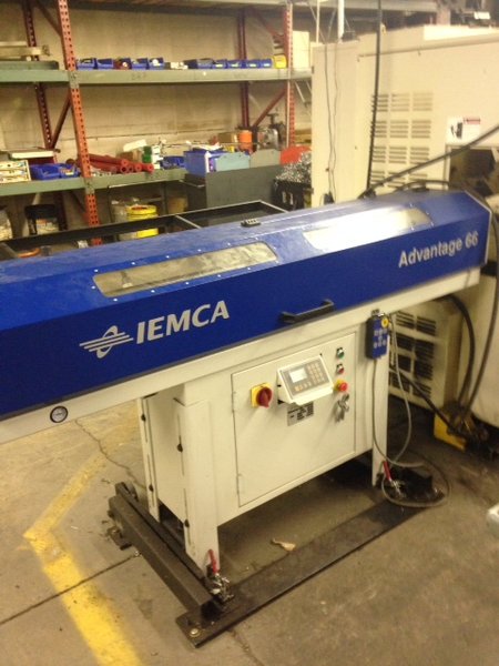 2.59" X 59" IEMCA ADVANTAGE 66 BAR FEEDER, .96" - 2.59" X 59", NEW IN 2011