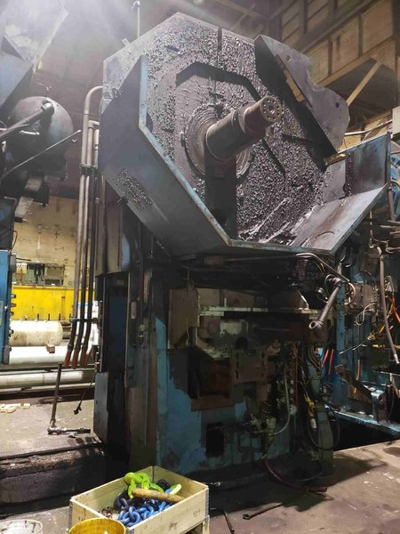 1300 TON AJAX FORGING PRESS, 12" STR, 42" SH, 31" X 31" RAM FACE, 70 SPM, (2) AVAIL