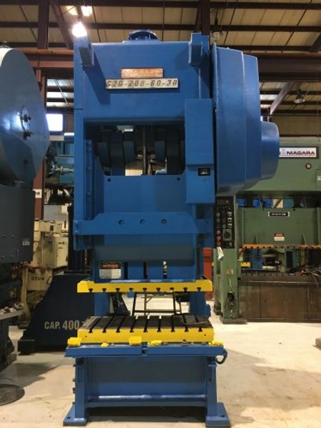 200 Ton NIAGARA SG2-200-60-30 Double Crank Gap Press