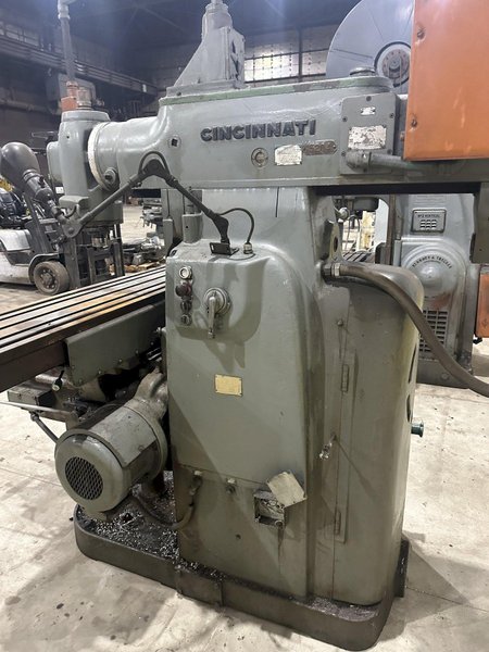 #4 CINCINNATI MODEL #410-14 HORIZONTAL MILL WITH TOOLKMAKERS VERTICAL HEAD: STOCK #20605