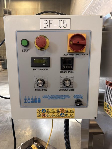 Kaps-All Fully Automatic Combination Pressure-Gravity Filler, 2020