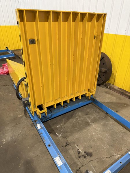6,000 LBS X 48" X 48" MAX MODEL #LPTT-UP-060-90 HYDRAULIC TILT UPENDER 90 DEGREE FLIP TABLE : YOBRO #25892