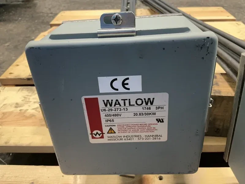 WATLOW INDUSTRIES 20.83/30 KW / 27.78/40 KW HEATING ELEMENT ASSEMBLIES  -  U6-29-273-13 / U6-29-273-17