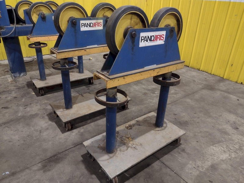 6,000 LB PANDJIRIS MODEL PIPER 3 TANK TURNING ROLLS, DRIVE &amp; IDLERS, 110V : YOBRO 24750