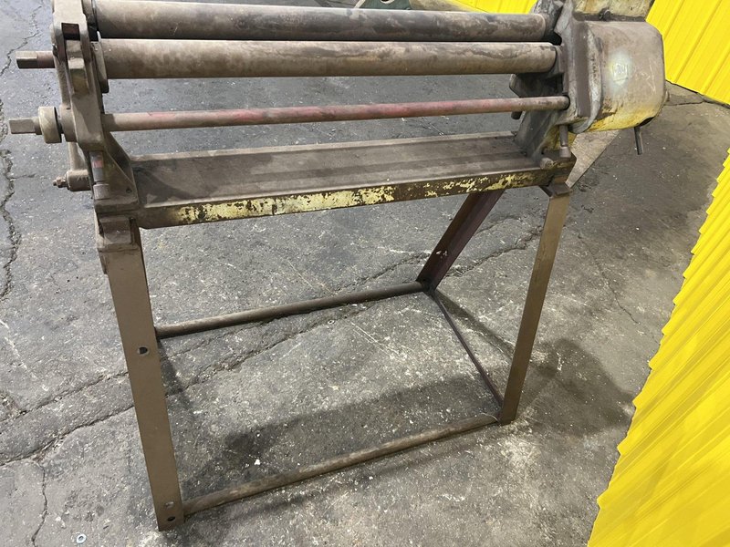 36" X 18 GAUGE PEXTO MODEL #390-F PLATE BENDING ROLL STOCK #18949