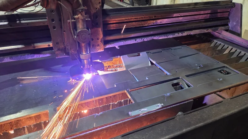 21' X 6' CNC PLASMA TABLE HPR260 POWER SUPPLY INTEGRATED CUTTING SYSTEM: YOBRO #25027