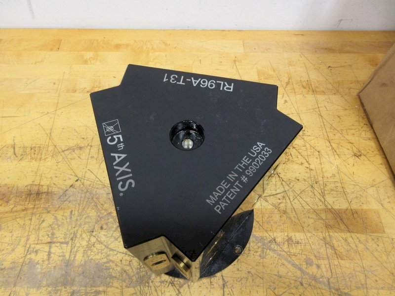 5th Axis RL96A-T31 (200mm x 250mm) Rocklock™ Tombstone, 3 Face Aluminum- Auction Item