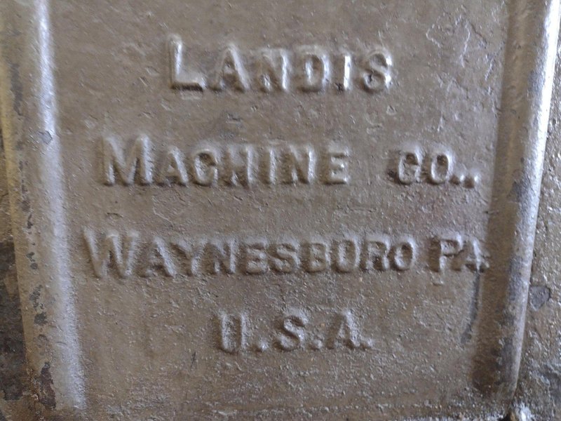 1-1/4&quot;  LANDIS PIPE END CHAMFER MACHINE: STOCK #19101