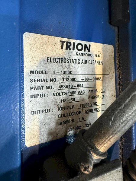 TRION T-1300C ELECTROSTATIC AIR CLEANER. STOCK # 0649426