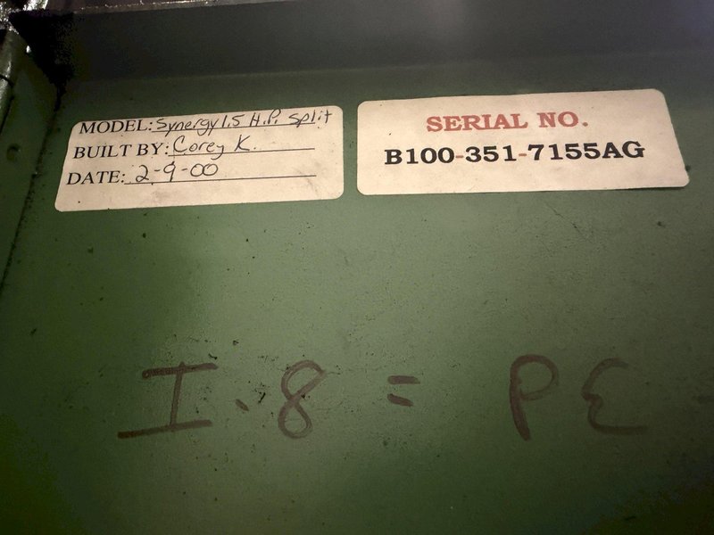 SYNERGY MODEL 1.5 SEMI-AUTO STRETCH PALLET WRAPPER  WITH WEIGHT-TRONIX SCALE: YOBRO #24715