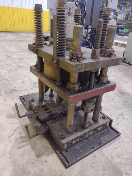 3 TON AIRAM 4 POST ROLLFORMER CUTOFF / PUNCH PRESS: STOCK #22112