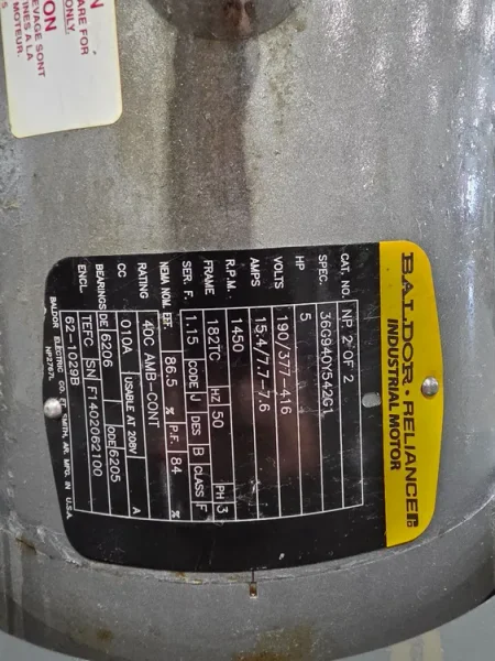 HAAS HPC 1000 CNC High Pressure Coolant System 5HP USA #8109