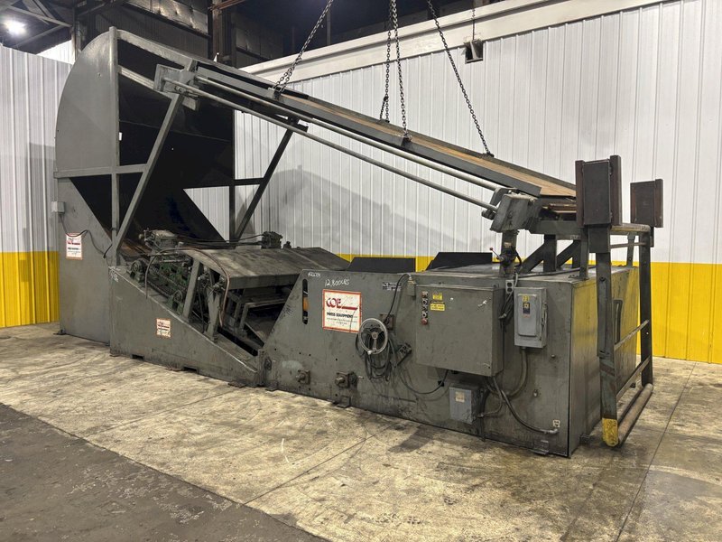 72" X .200" X 20,000 LBS COE PRESS SPACE SAVER COIL CRADLE STRAIGHTENER COMBINATION UNCOILER, 48" X 1/4": STOCK #22704