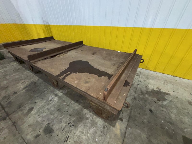 20 TON X 14' X 6' PORTABLE DIE TRANSFER CART, RUBBER TIRE: STOCK #23620