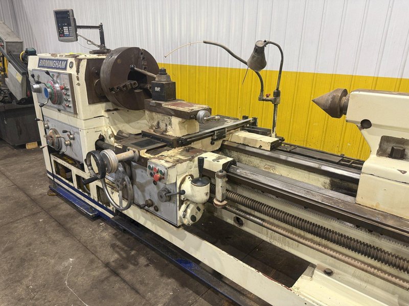 32" X 60" BIRMINGHAM MODEL #DL3260 GAP BED ENGINE LATHE 2006 5" HOLE : YOBRO #25339