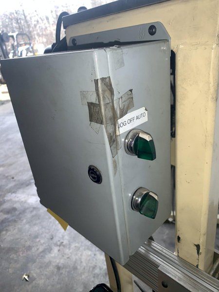 2 SPINDLE MOTORIZED TAPE UNCOILER REEL: STOCK 10715