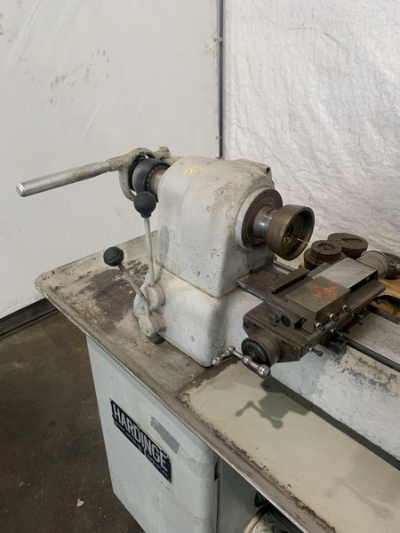 6&quot; X 18&quot; HARDINGE MODEL DSM59 SHOP LATHE. STOCK # 0746623.