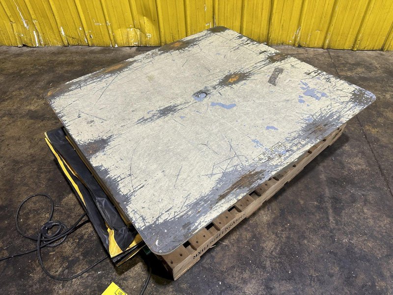 2500 LBS X 48" X 44" SOUTHWORTH MODEL #LS2.5-36 BACKSAVER  HYDRAULIC SCISSOR LIFT &amp; TURN TABLE , 110V: STOCK #20509