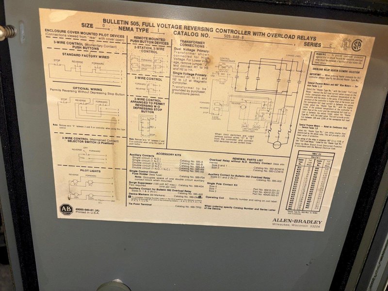 2" OSTER MODEL #702 PIPE THREADER WITH RIDGID HEADS: YOBRO #24575
