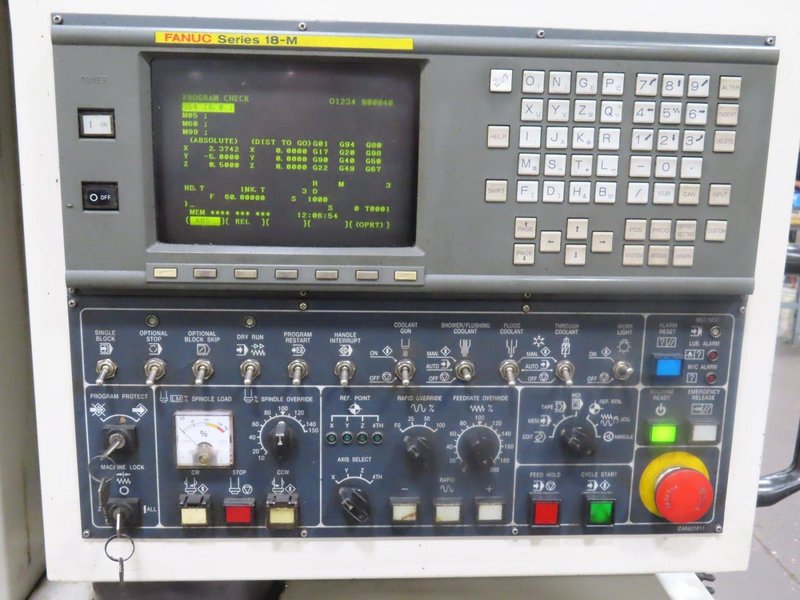 Daewoo DMV-400 CNC Vertical Machining Center with Automatic Pallet Changer, Fanuc 18, 30 ATC, Thru Spindle Coolant- Auction Item