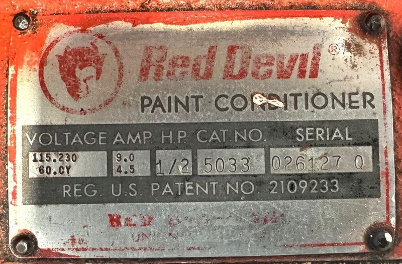 Red Devil Paint Shaker Model 5033, 5 Gallon, 115 Volt