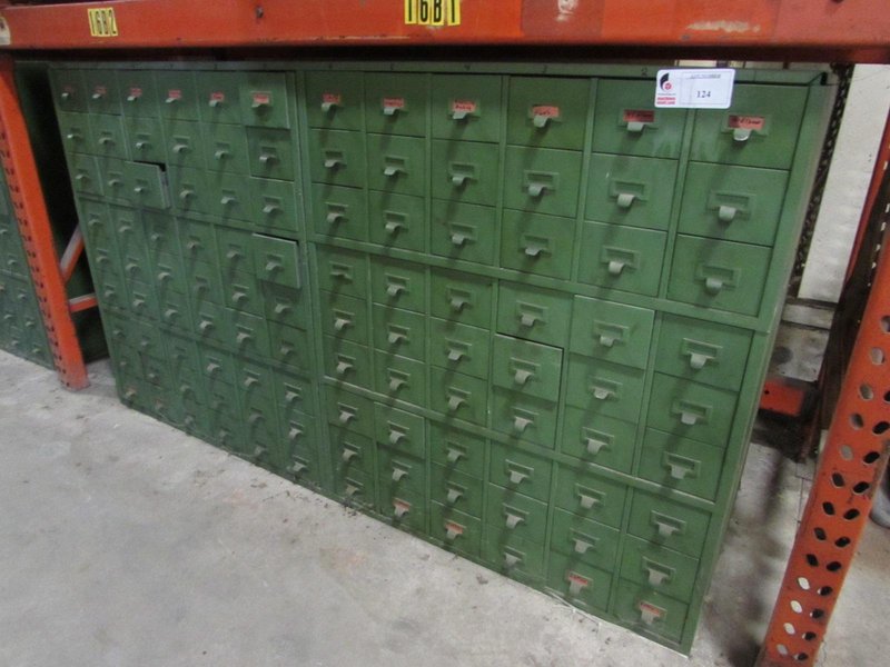 108 DRAWERS METAL CABINET: STOCK 17349