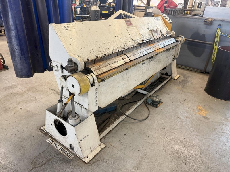 8' x 12 GA CHICAGO DREIS &amp; KRUMP MODEL HBPU8-12-6 HYDRAULIC BOX-N-PAN FINGER BRAKE: YOBRO #26181