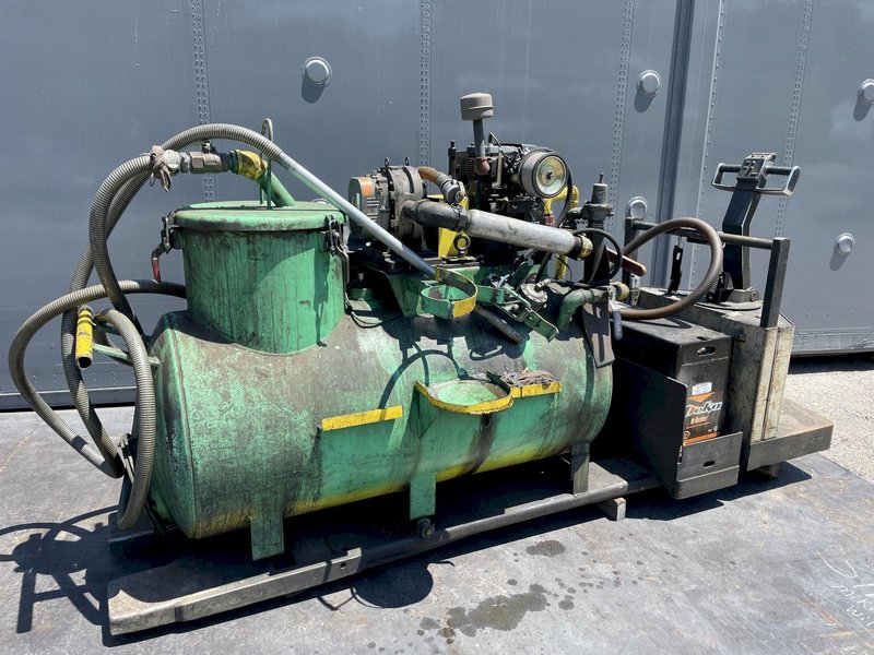 200 GALLON GARDNER DENVER MASTER CHEMICAL LP GAS MOBILE SUMP SUCKER LIQUID RECOVERY SYSTEM: STOCK #14760