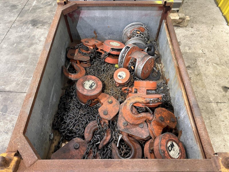 10 TON CM MANUAL SERIES 622 CHAIN FALL HOISTS: YOBRO #25442