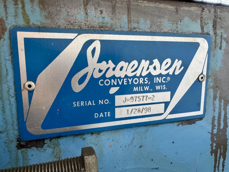 10" JORGENSON CHIP CONVEYOR. STOCK # 0984326