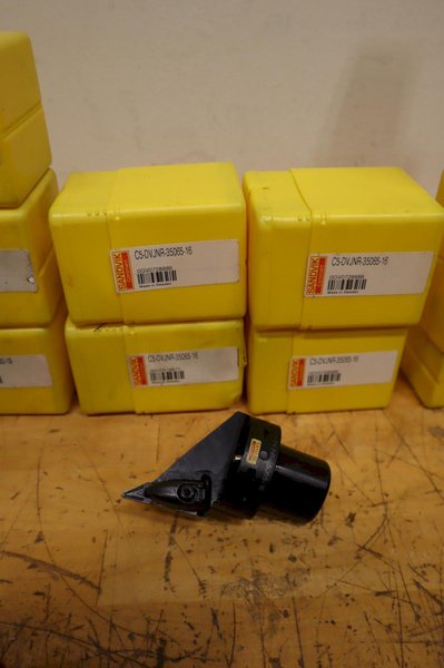 Sandvik C5 &amp; C4 Capto Mount Quick Change Inserted Boring Bar Heads (23pcs)  *** Most New In Package, Some with Minor Use***- Auction Item