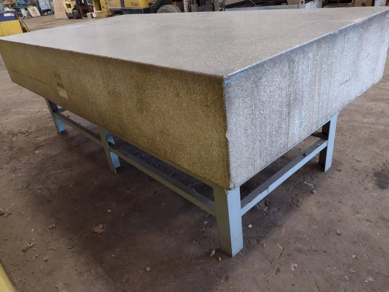 8&#039; X 4&#039; X 14&quot; CHALLENGE PRECISION LAYOUT INSPECTION GRANITE TABLE: STOCK #23789