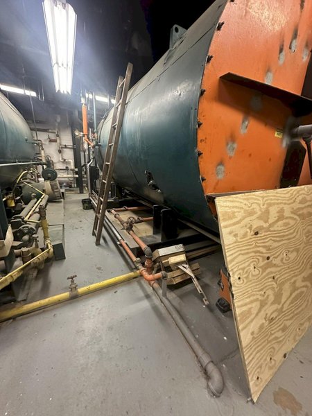 1966 Orr &amp; Sembower 350 HP 3‑pass firetube natural‑gas boiler