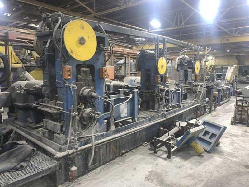 4 STAND TANDEM FENN/WATERBURY FARREL WIRE FLATTENING LINE (13838)