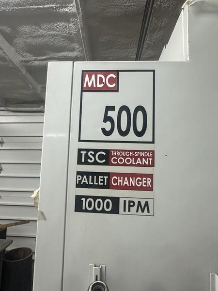 Haas MDC-500 VMC, 2007 – Thru Spindle Coolant, Pallet Changer, 1000 ipm