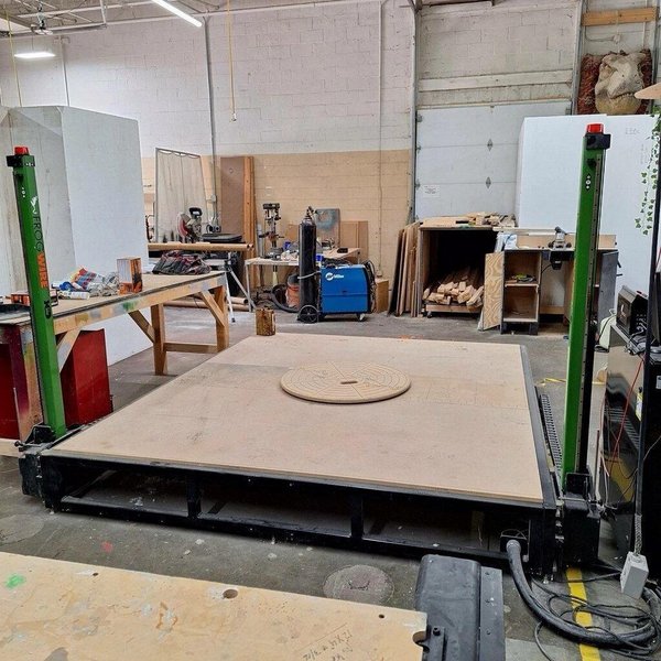 8′ x 8′ Frog3D FrogWire III 5-Axis CNC Hot Wire Foam Cutter, 2021 – G-Code, Servo Motors